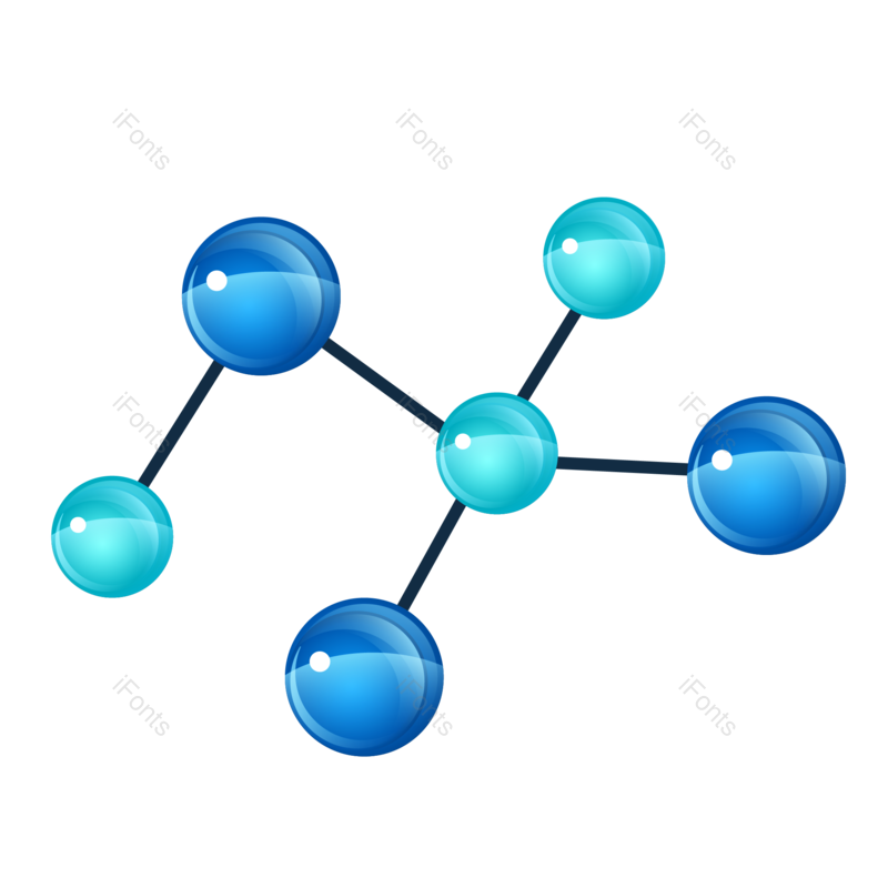 科学图片,化学元素,蓝色简约PNG,化学实验免抠素材